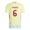 Original Fußballtrikot Spanien Mikel Merino 6 Auswärtstrikot EURO 2024 Für Herren